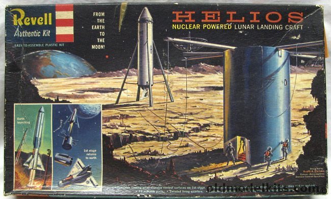 Revell 1/156 Helios Lunar Landing Craft 'S' Kit, H1829-198 plastic model kit
